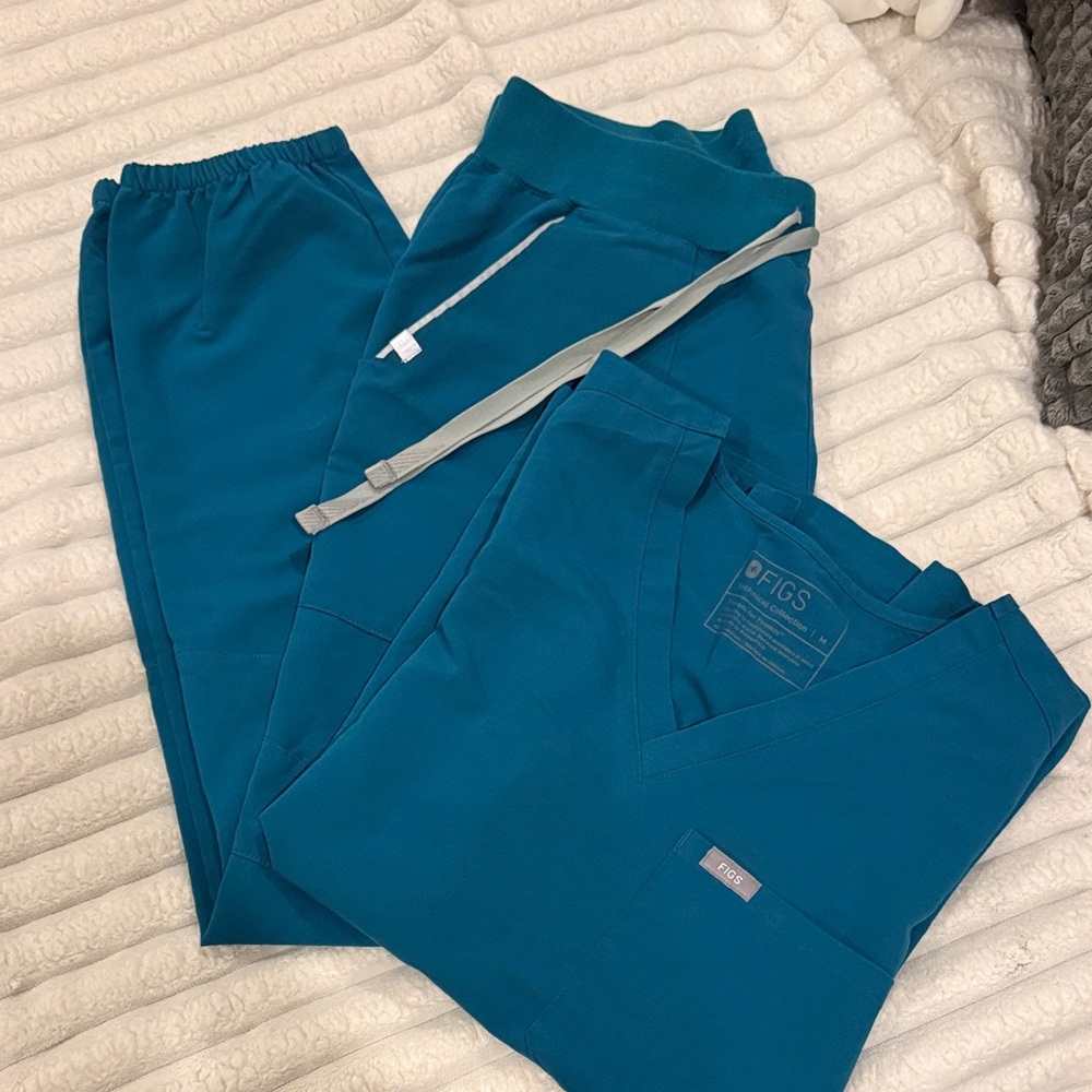 Figs Blue Scrub Ensemble